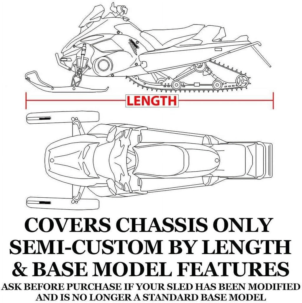 Trailerable 600 Denier Snowmobile Cover H7435