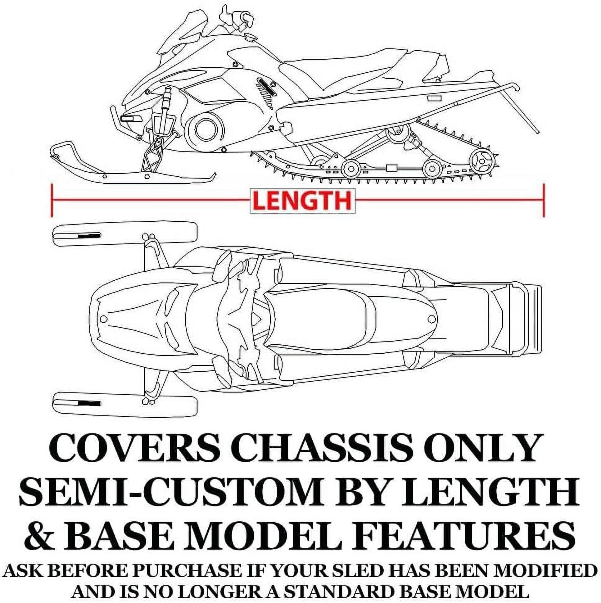 Trailerable 600 Denier Snowmobile Cover H7435