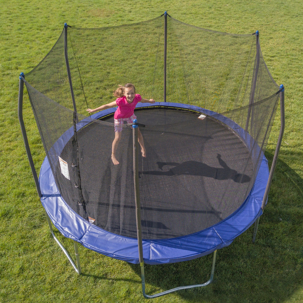 12' Trampoline with Safety Enclosure, Blue M392