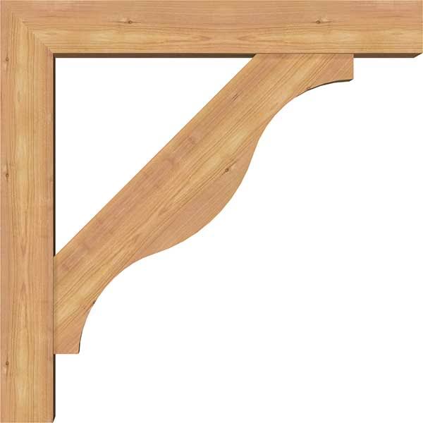 5 1/2x22W x 28x22D x 28x22H Western Red Cedar Bracket Z4786