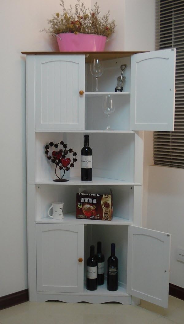 White Corner Cabinet U476674