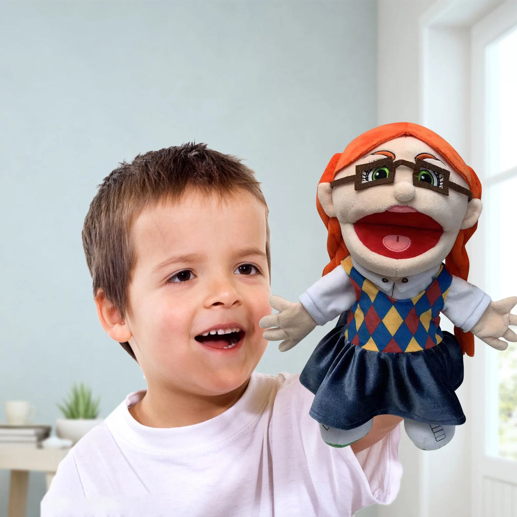 Large Jeffy Puppet Soft Plush Toy Hand Puppet I340977