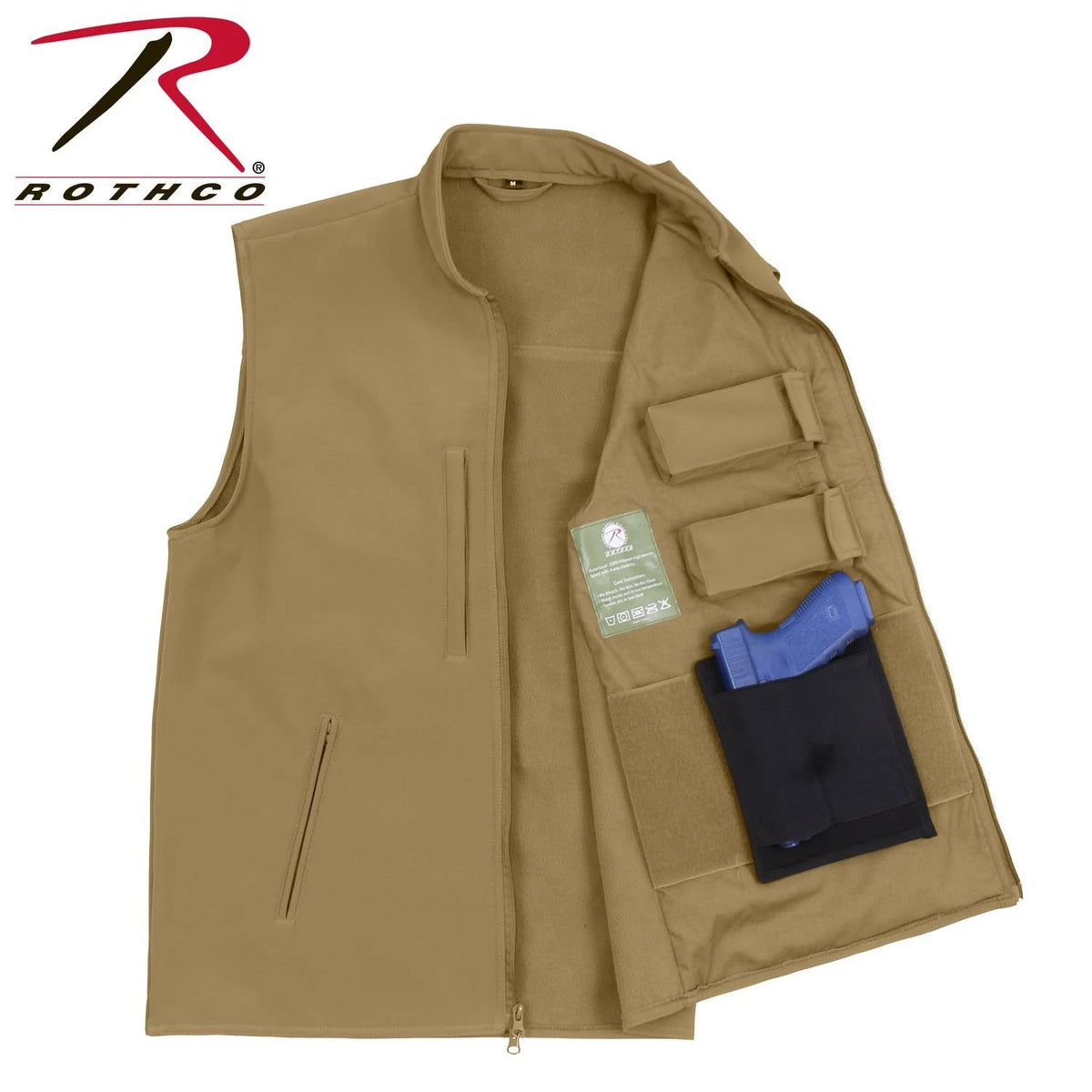 Black Soft Shell Vest W2547