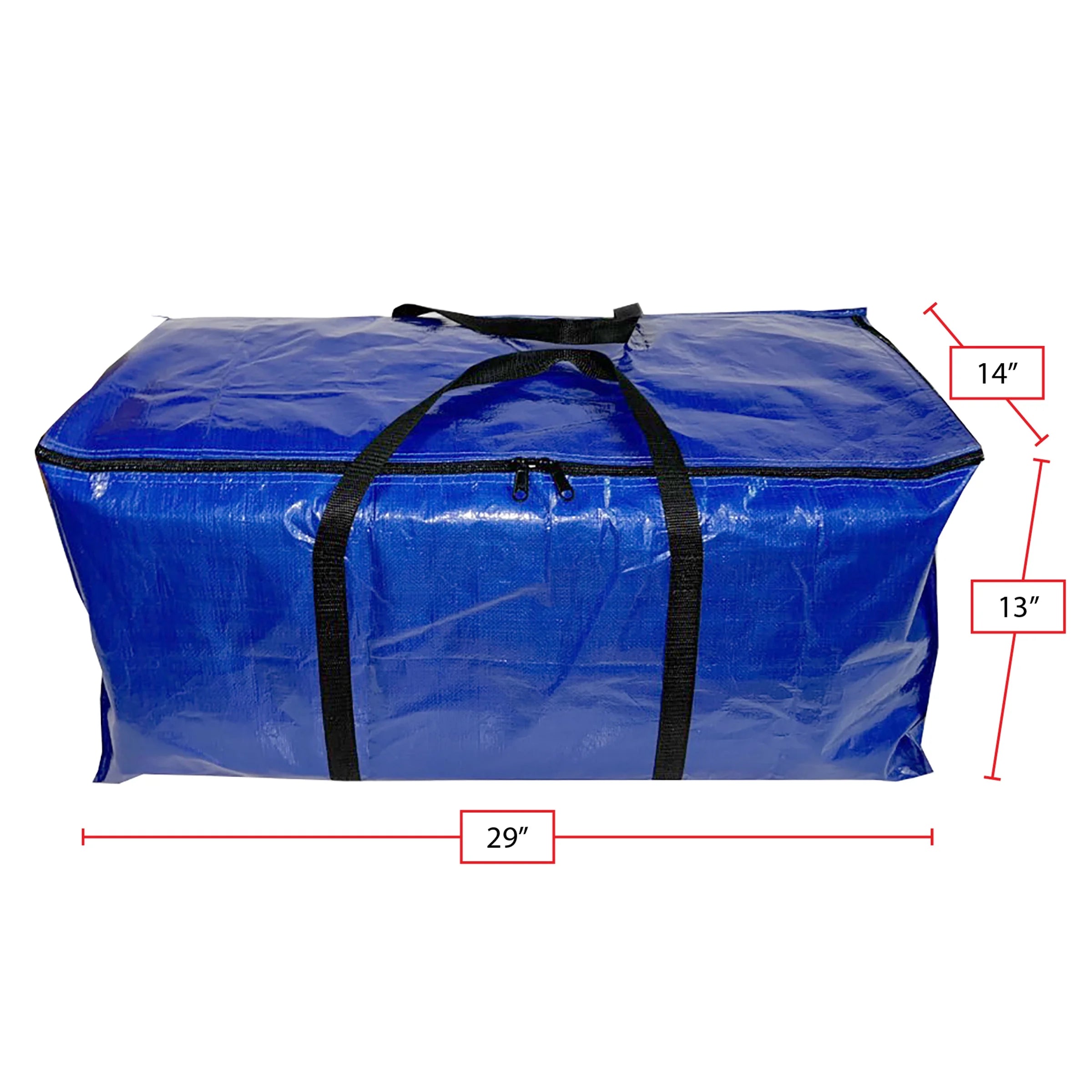 6 Pack 24 gal Moving Storage Bags with Top Zipper L6327