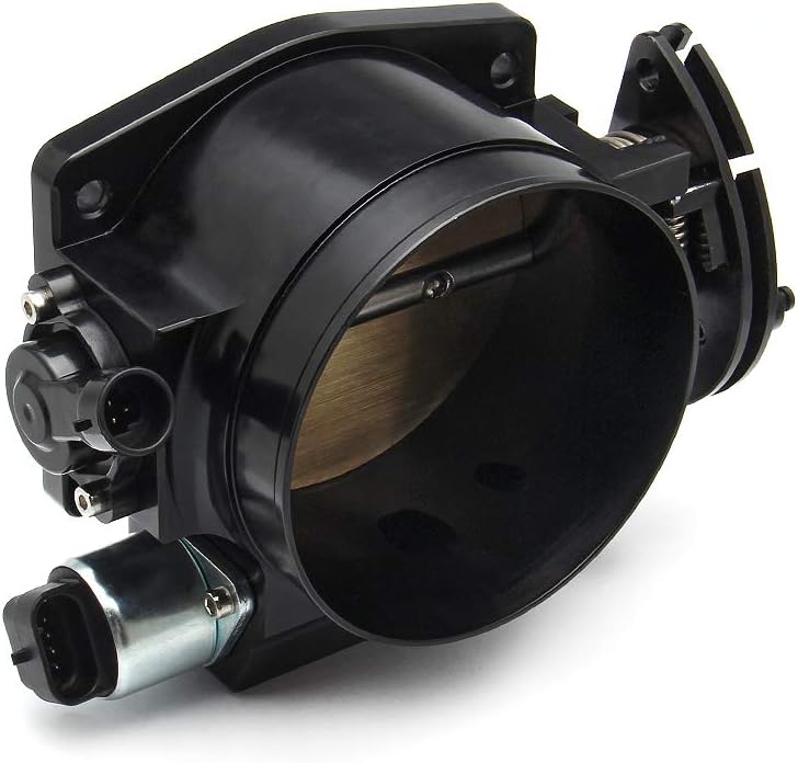 92mm Aluminum Throttle Body with TPS IAC Black D128859