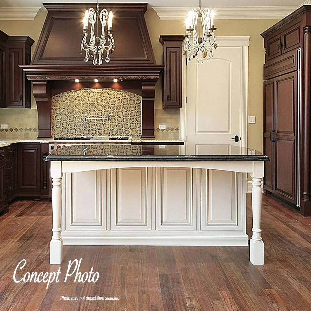 Unfinished Solid Cherry Kitchen Island Leg M670