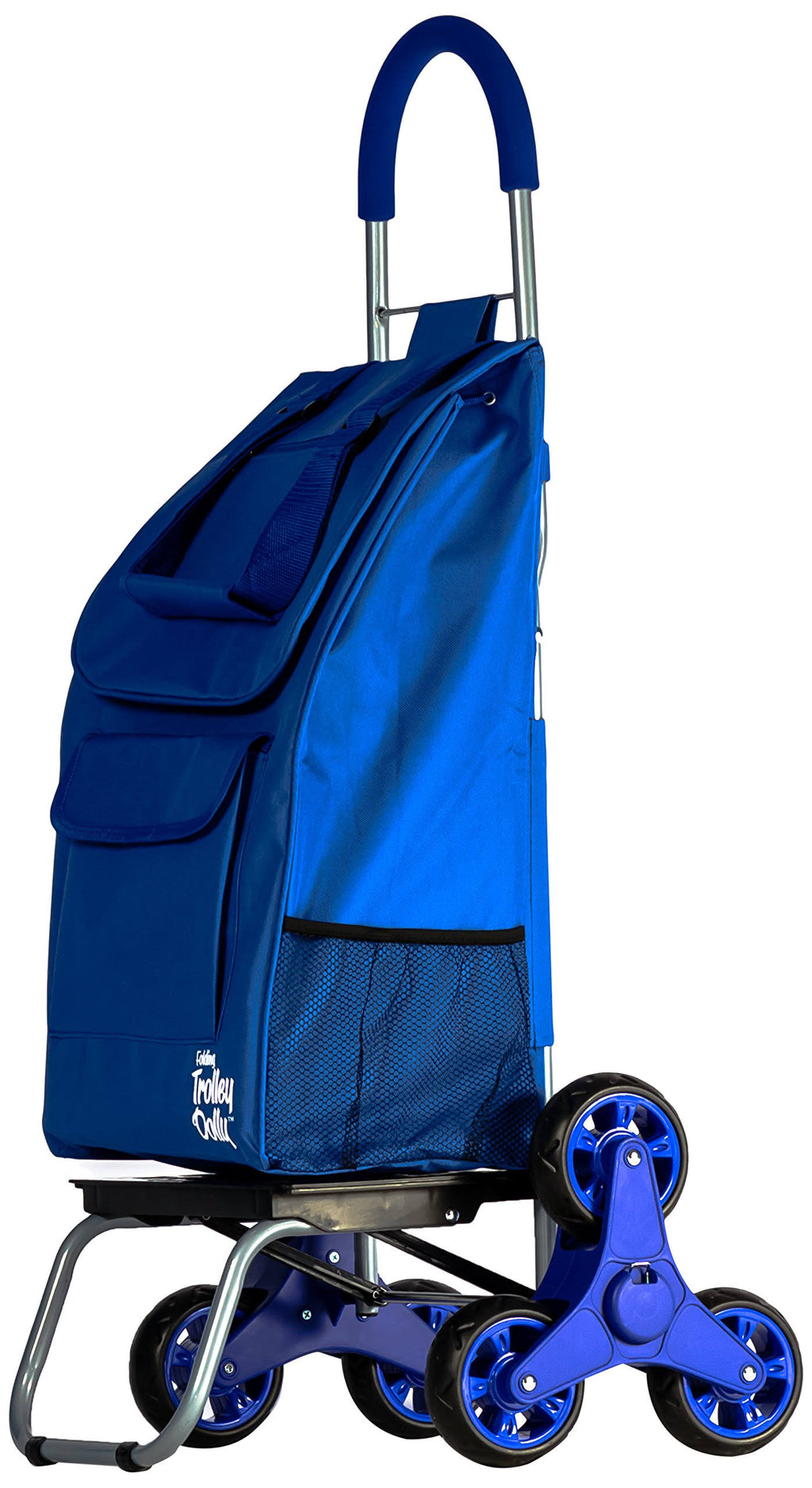 Blue Foldable Grocery Cart N7927