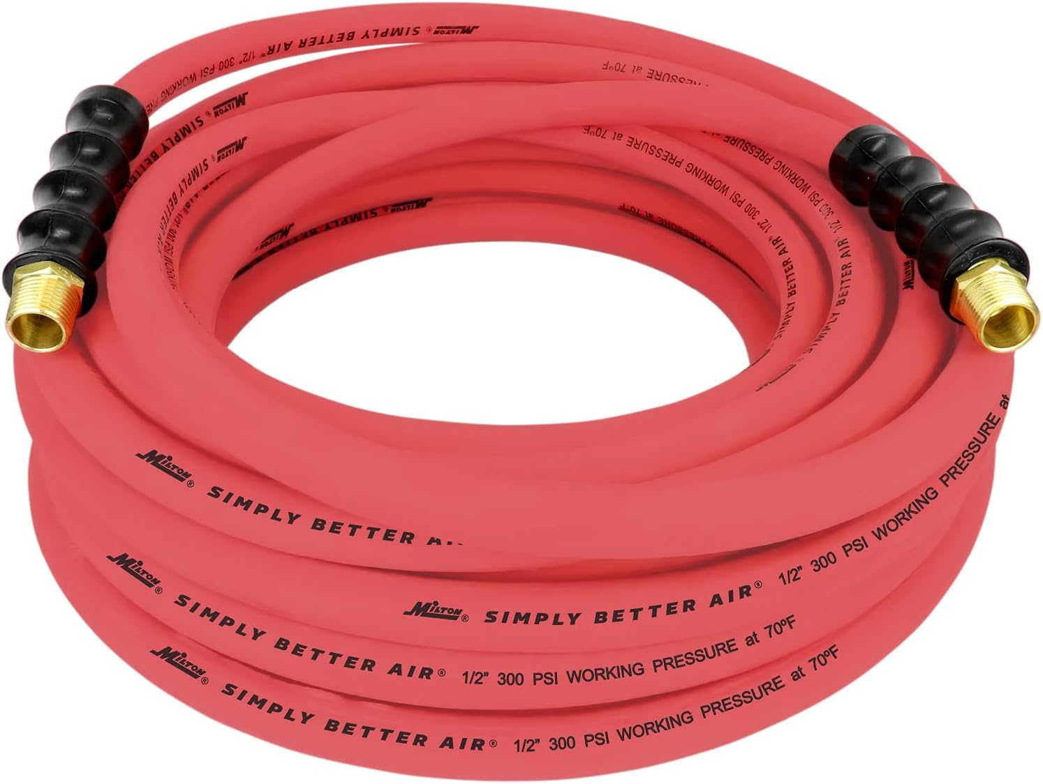 50 ft. x 1/2 ID Ultra Lightweight Rubber Air Hose G44796