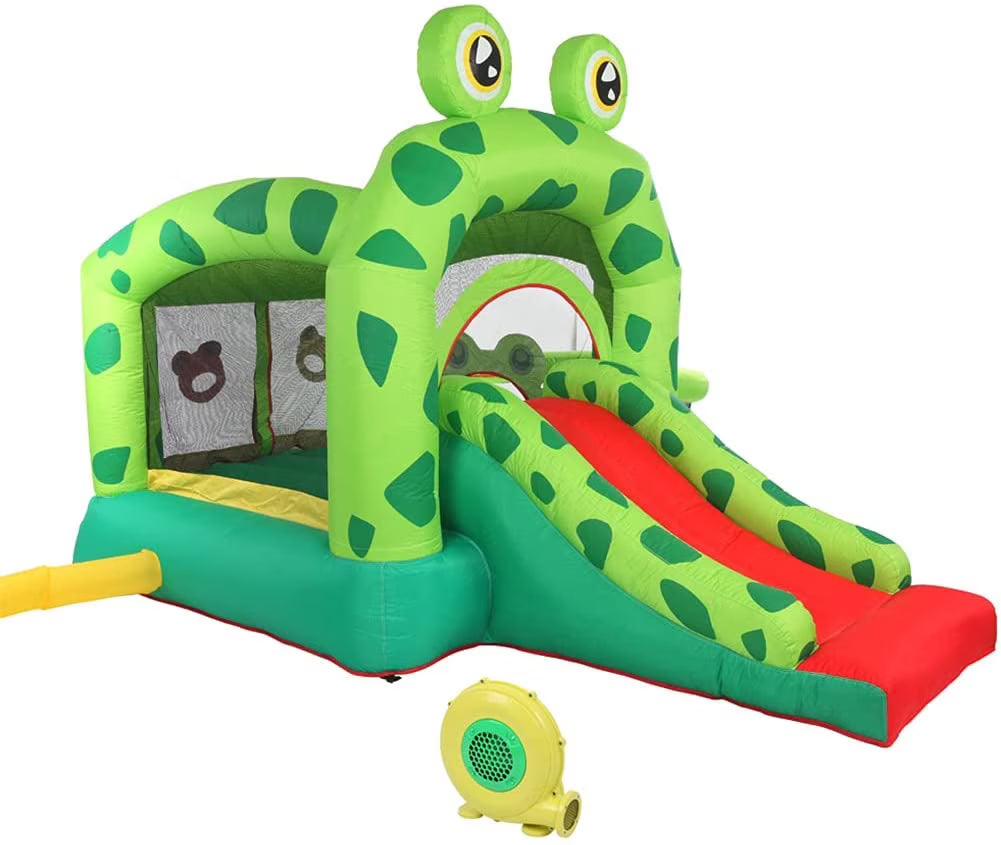Frog Bouncer Slide with Pool N883