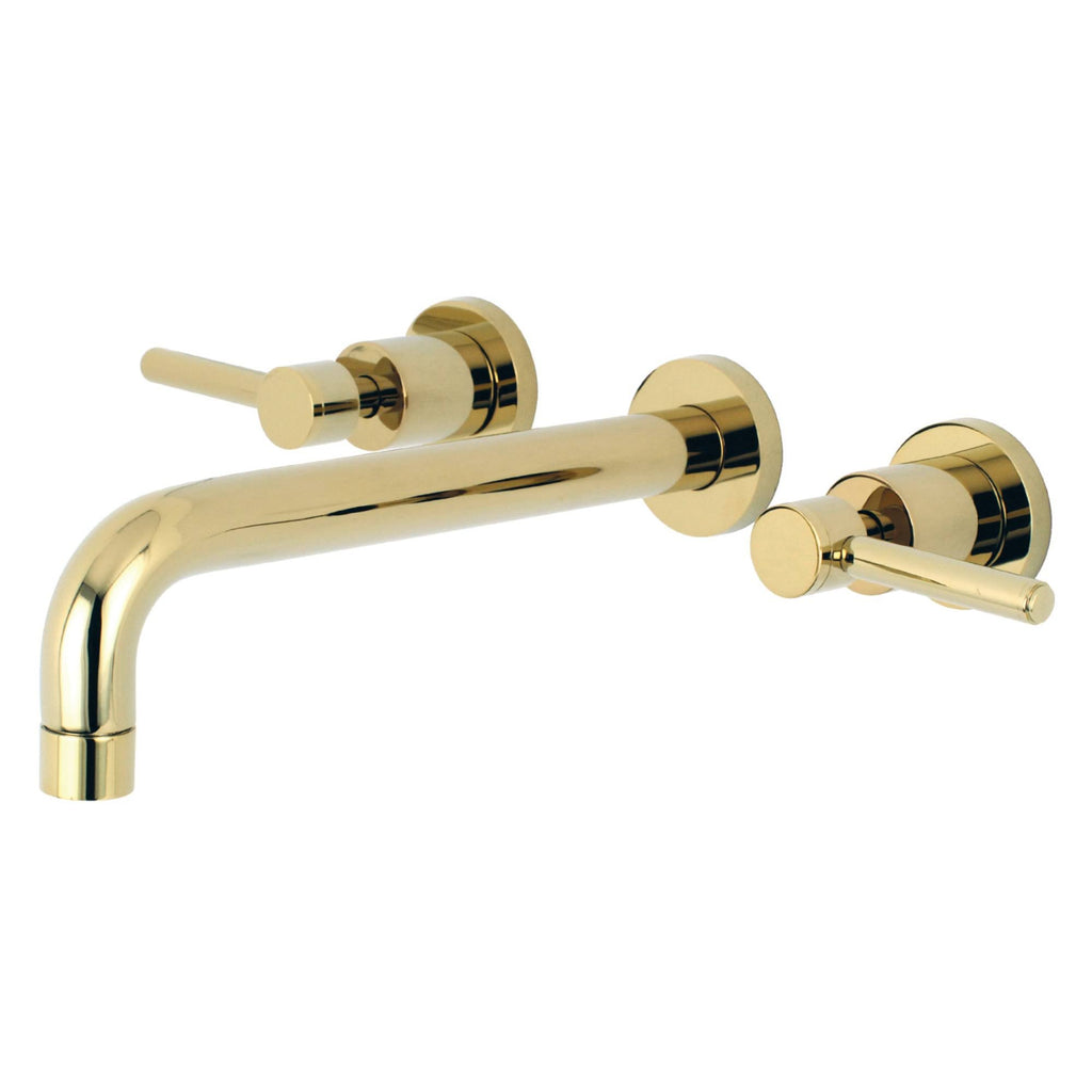 Polished Brass Wall Mount Roman Tub Faucet L77718