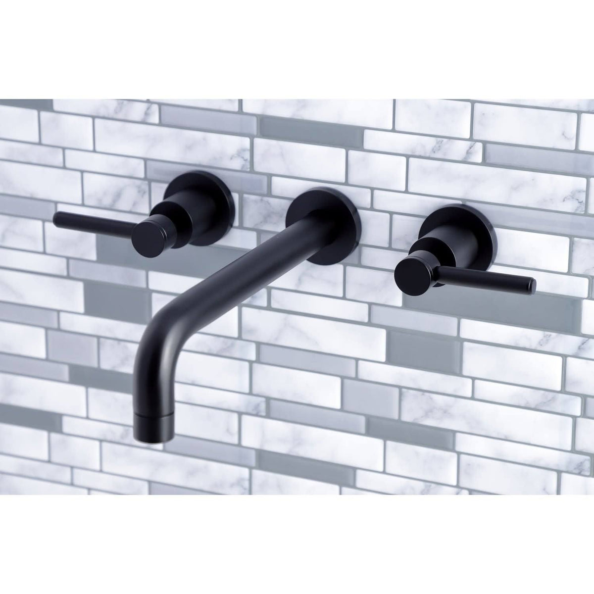 Polished Brass Wall Mount Roman Tub Faucet L77718
