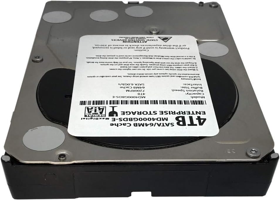 4TB 7200RPM 64MB Cache SATA 6.0Gb/s 3.5inch Internal Hard Drive Pack of 2 E23317
