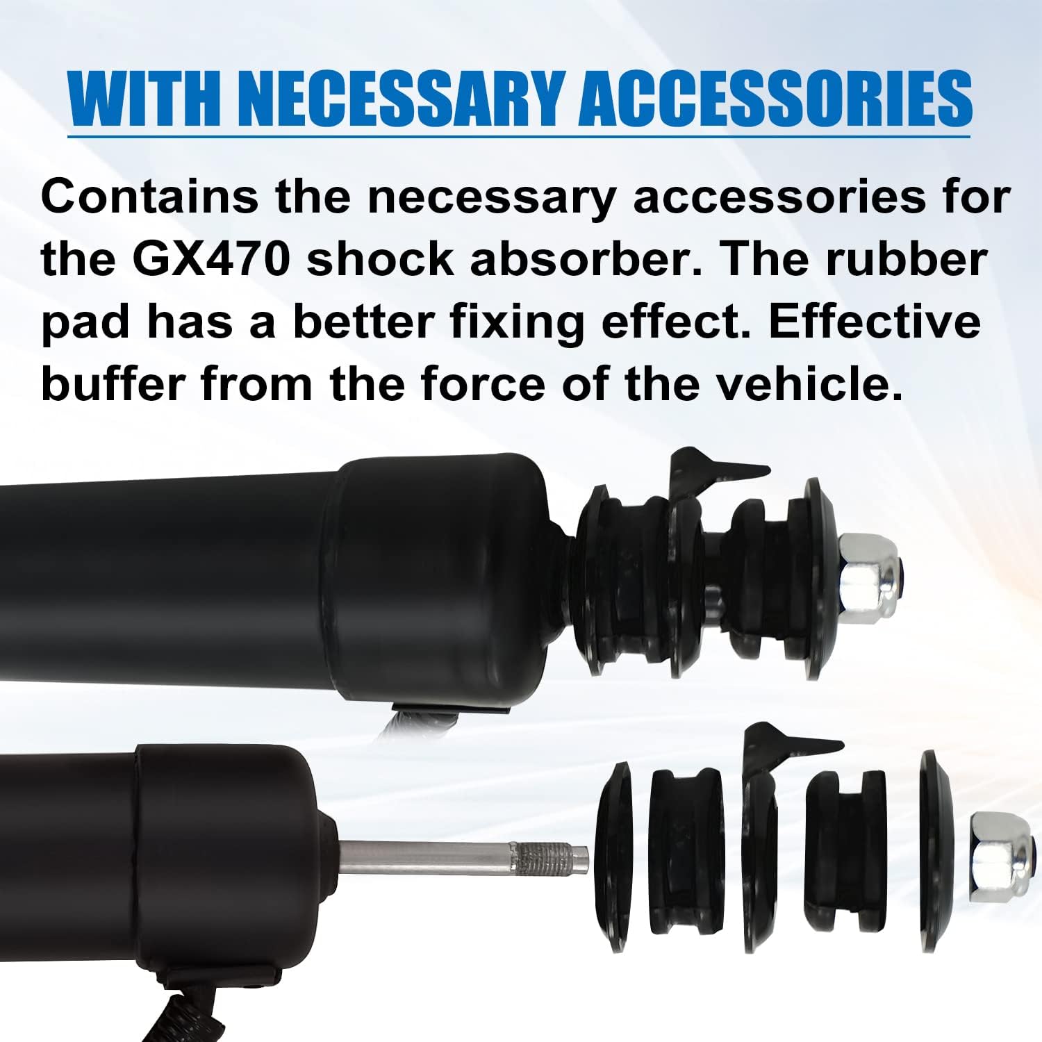 Pair Rear Shock Absorber for Toyota Land Cruiser Prado 120, Lexus GX470 T632
