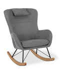Gray Rocker Chair with Storage Pockets H594
