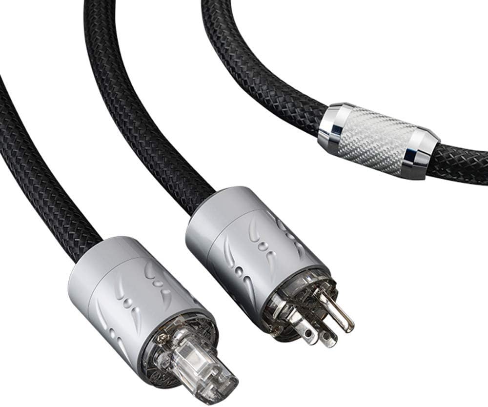 16pcs Multiplex Copper Audio Mains Cord with Rhodium Plated US Standard Connector D898706