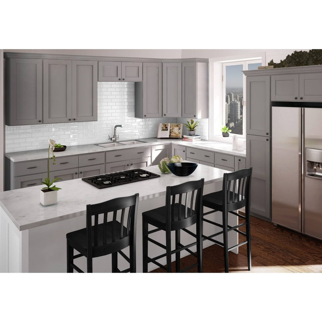 Dove Gray Double Door Wall Cabinet J4460