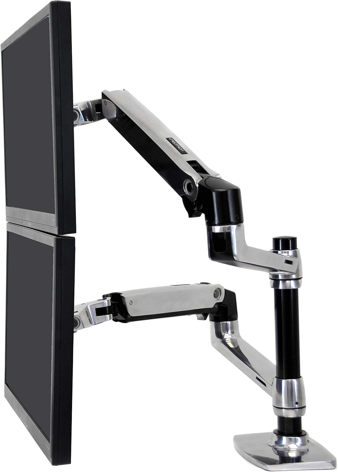Polished Aluminum Dual Monitor Arm F239