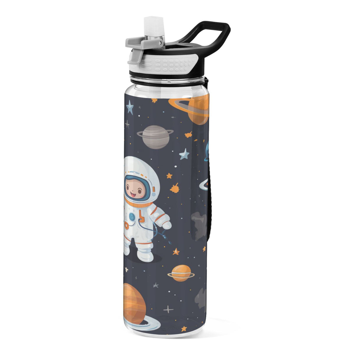 Clear Tritan 32oz Water Bottle with Straw D6595