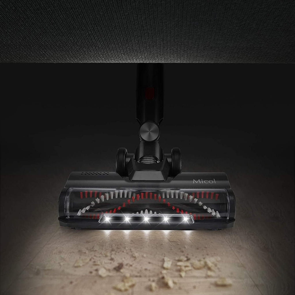 Cordless Vacuum Cleaner, 350W Brushless Motor Stick Vacuum, 45 Minutes Runtime Detachable Battery, 4 in 1 Handheld Lightweight Vacuum F88550