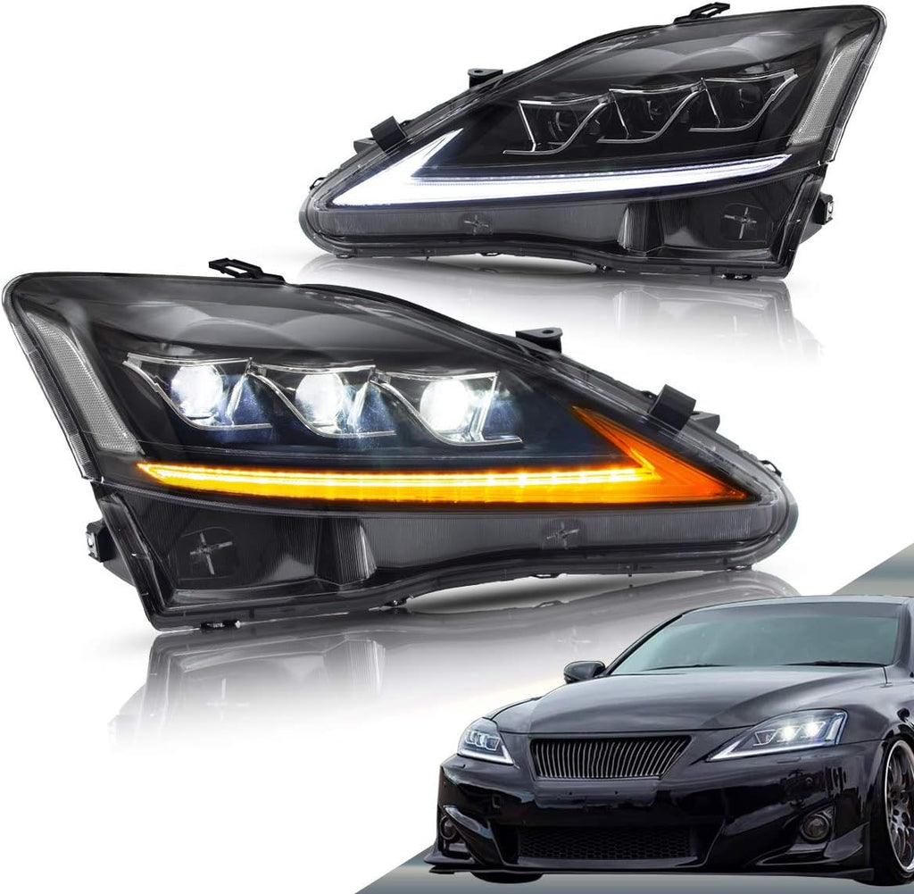 LED Headlights with Sequential Indicator N9901