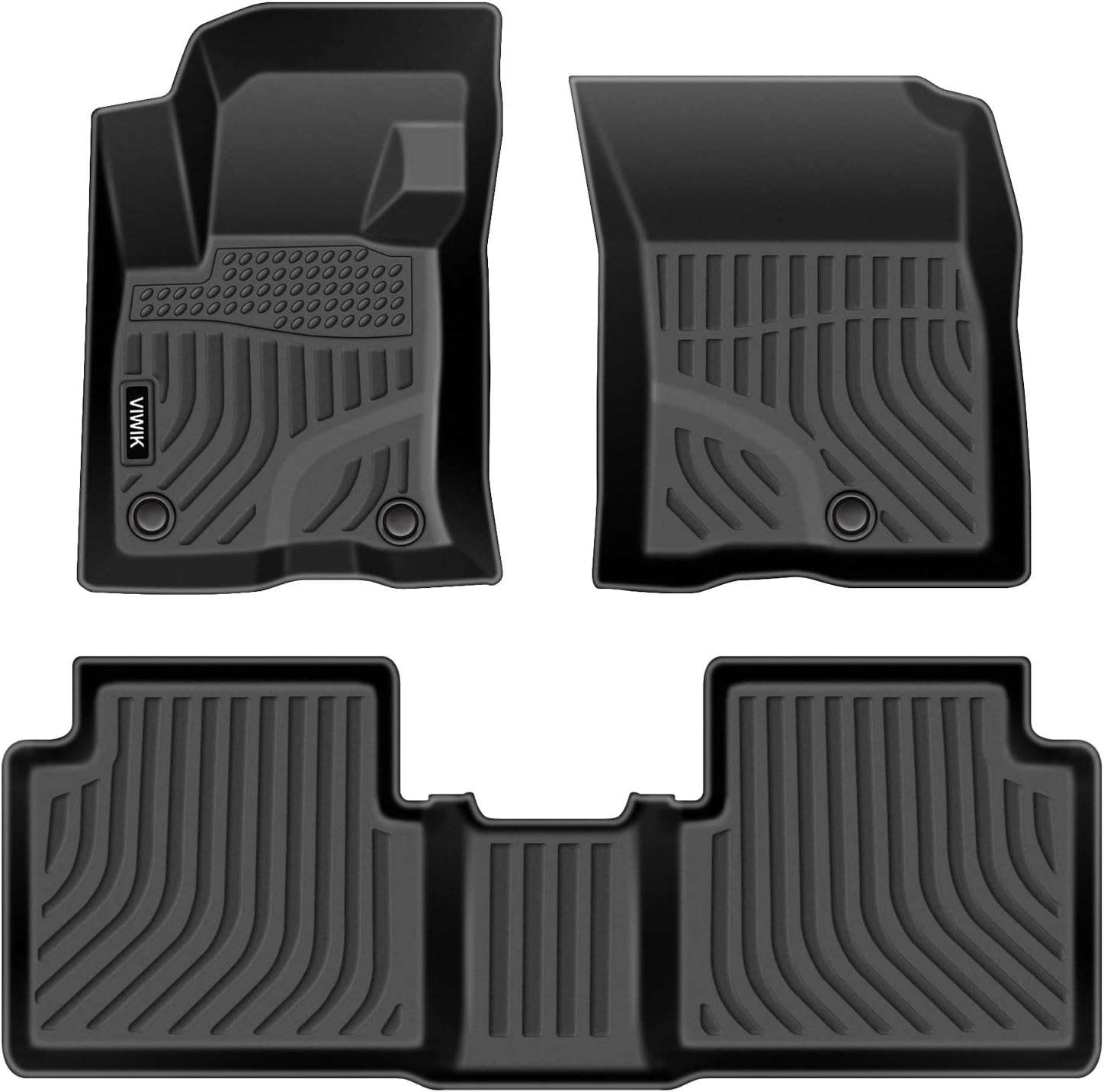 Black TPE Car Floor Mats Full Set Z76784