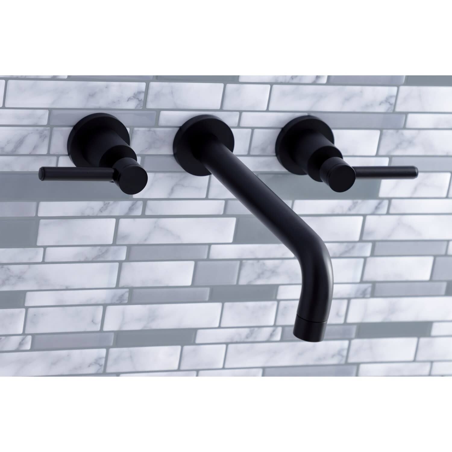 Polished Brass Wall Mount Roman Tub Faucet L77718