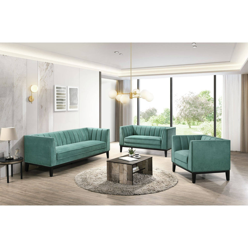 Green Loveseat Q603