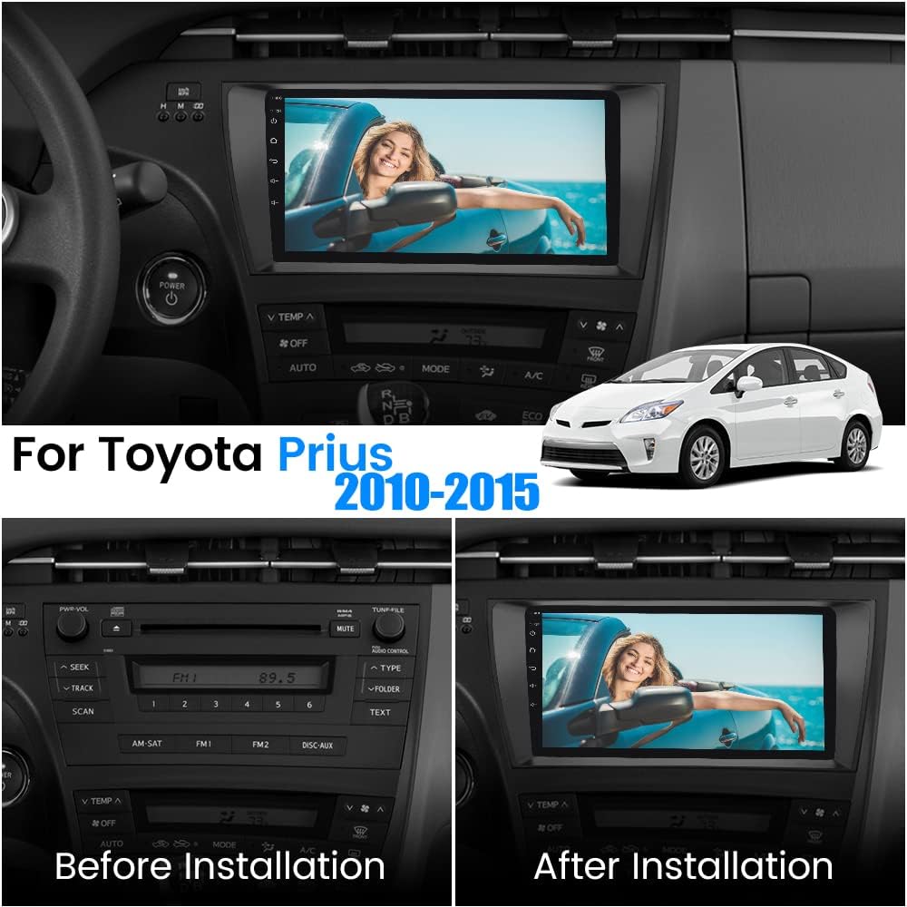 9 Inch Touch Screen Car Radio Stereo with Carplay Bluetooth Navigation L7644