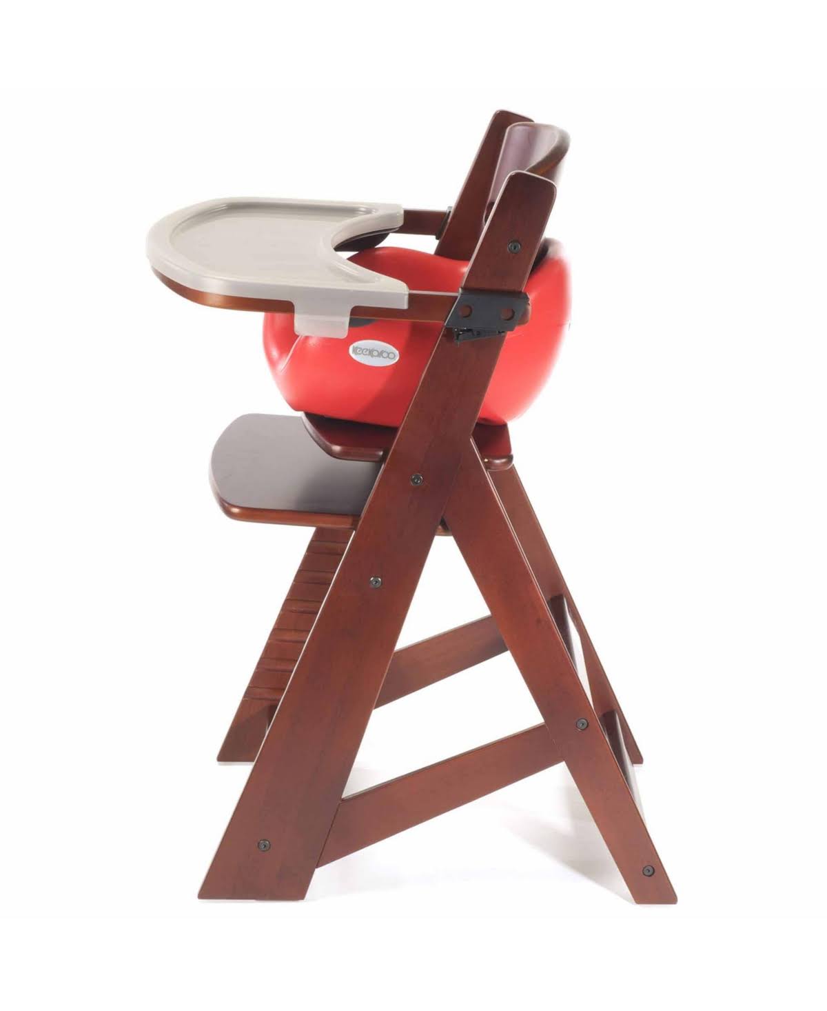 Espresso/Aqua High Chair with Infant Insert and Tray D49771