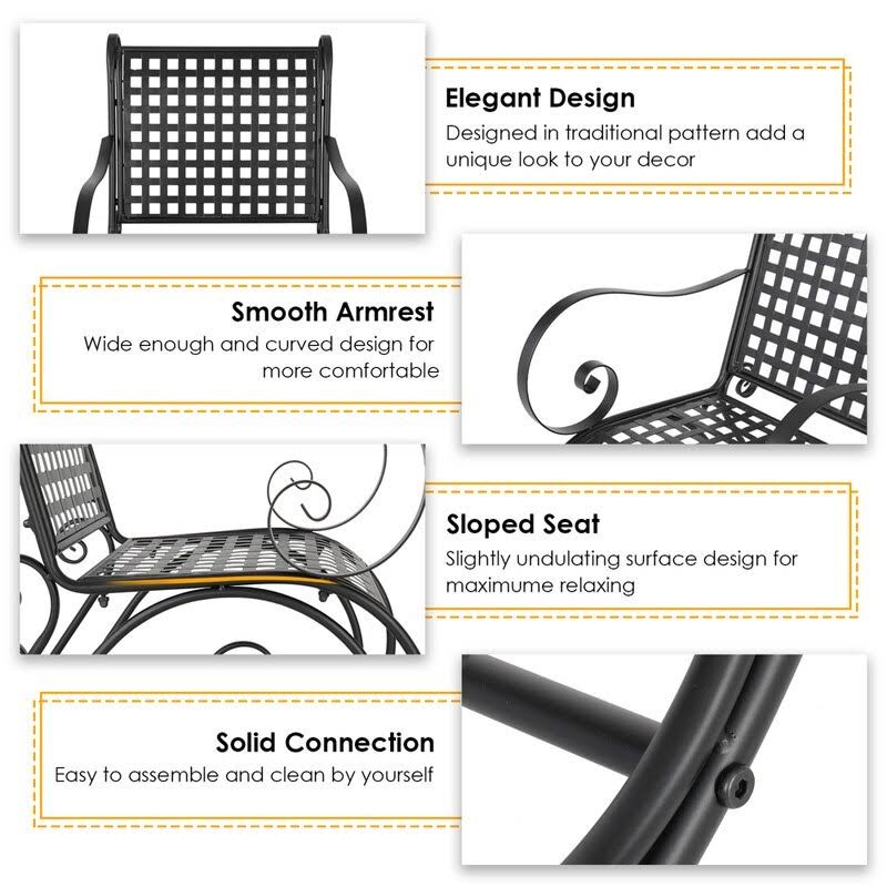 Iron Rocking Chair Q9994