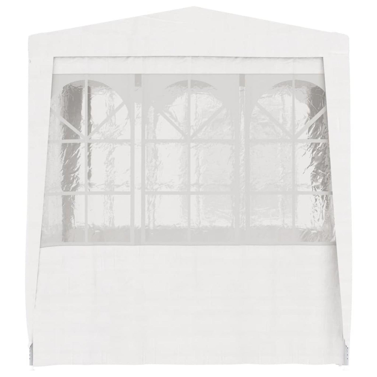 White Party Tent with Side Walls 6.6'x6.6' W73403