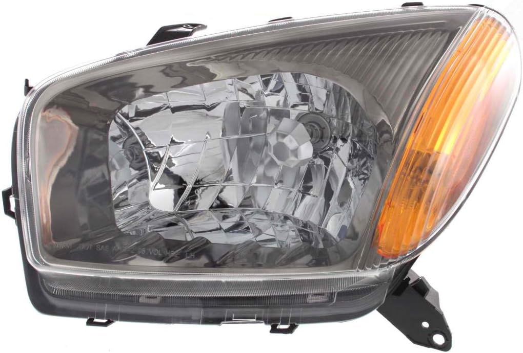 Black Bezel Headlight Assembly Pair for Toyota RAV4 J45425