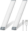 54 LEDs Wireless Motion Sensor Rechargeable Cabinet Light Bars (2Packs) O2138