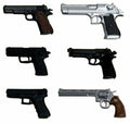 Realistic Handgun Plastic A7622