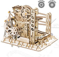 3D Wooden Puzzle Mechanical Gears Marble Run Model Kit E633