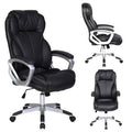 Black PU Leather Ergonomic Office Chair M304423