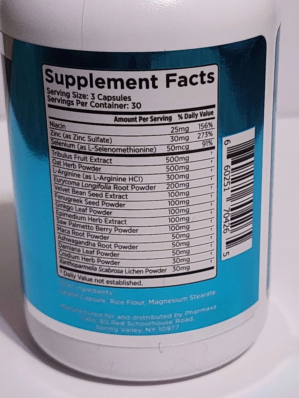 Male Performance Dietary Supplement F5482