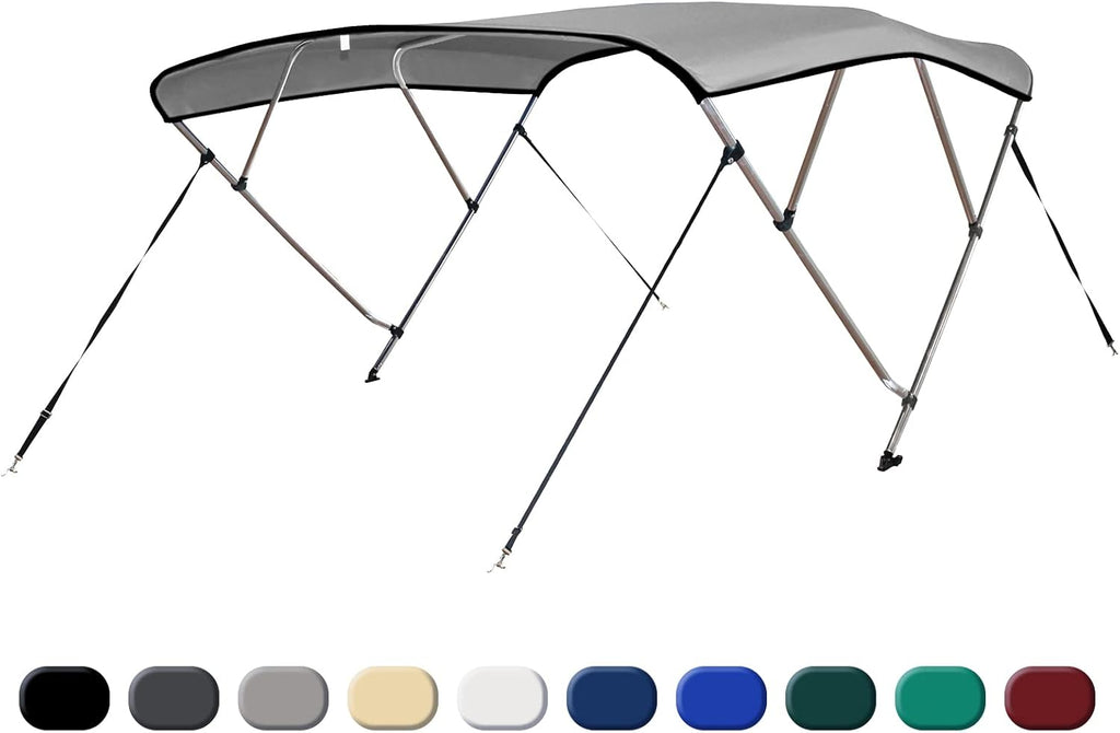 4 Bow Bimini Top Cover with Aluminum Frame D6975