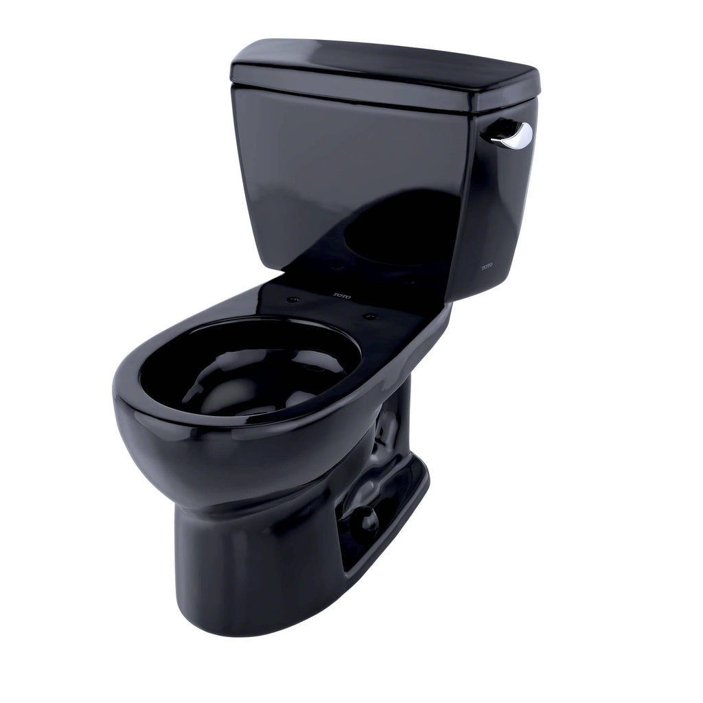 Ebony Two-Piece Round 1.6 GPF Toilet with Right-Hand Trip Lever G7465