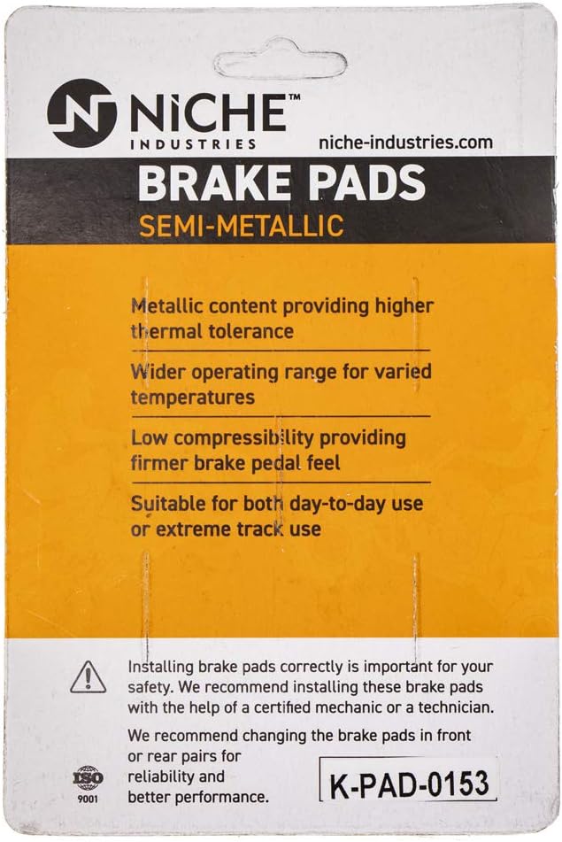 Brake Pad Set Semi-Metallic Pack of 2 T807