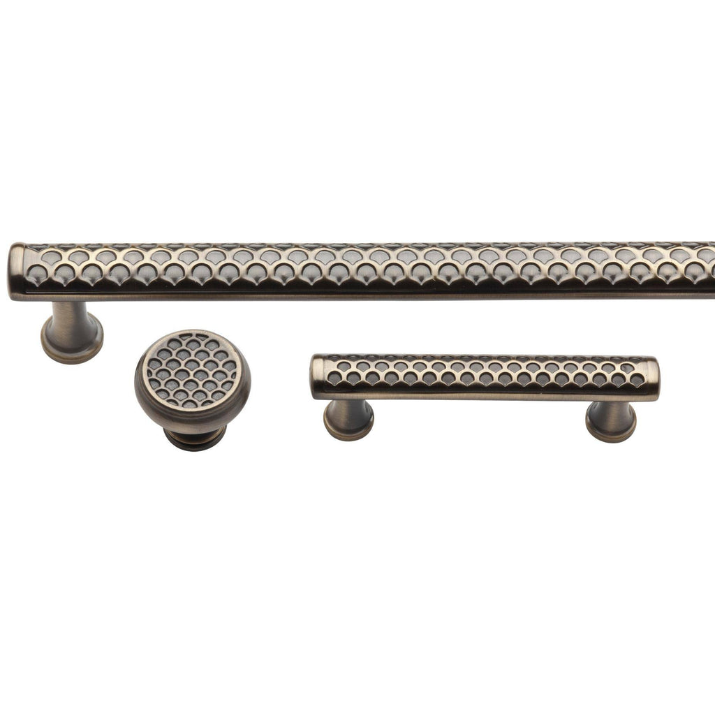 Satin Brass & Black Couture Appliance Pull R824788