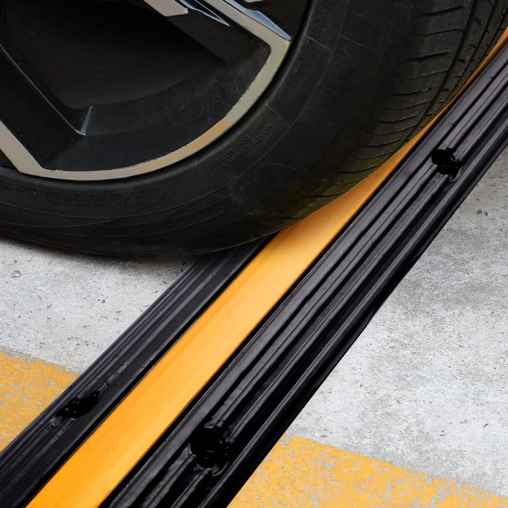 4 Pack Rubber Cable Protector Ramp Heavy Duty Speed Bumps X4502