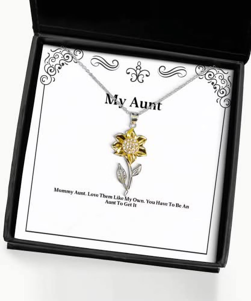 Aunt Sunflower Pendant Necklace F5127