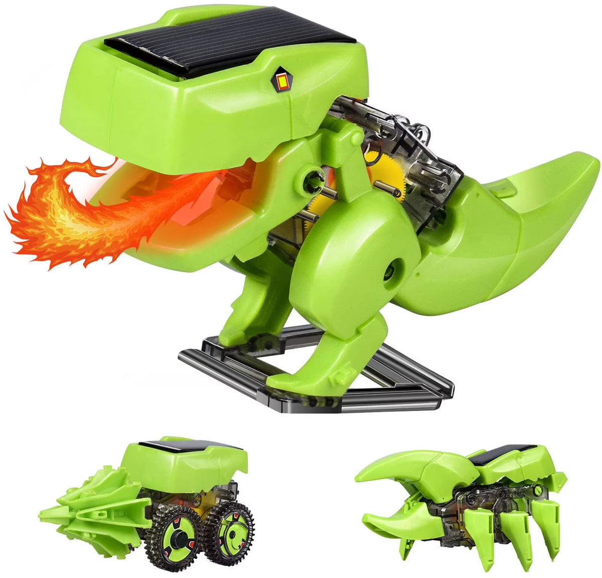 STEM Robots Building Educational Toys Science Kit 3 in 1 Solar Dinosaur Desk Robot T290