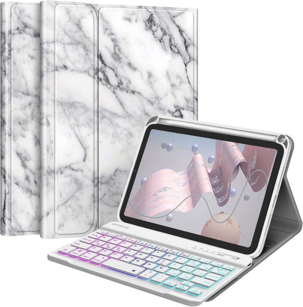 Lilac Purple Keyboard Case for iPad Mini 6 8.3 Inch with Detachable Bluetooth Keyboard Z56139