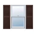 18 inchw x 35 inchh Vinyl Open Louver Shutters with Shutter-Loks, Per Pair X339161