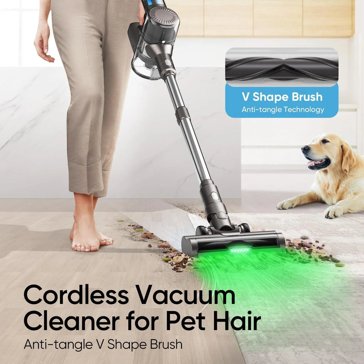 Cordless Stick Vacuum Cleaner with LED Display R286711