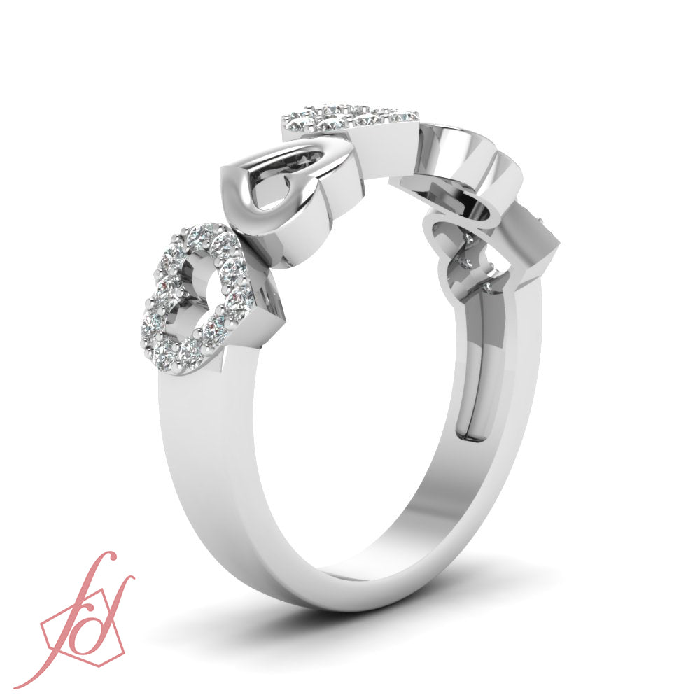 14K White Gold Diamond Wedding Band Z152478