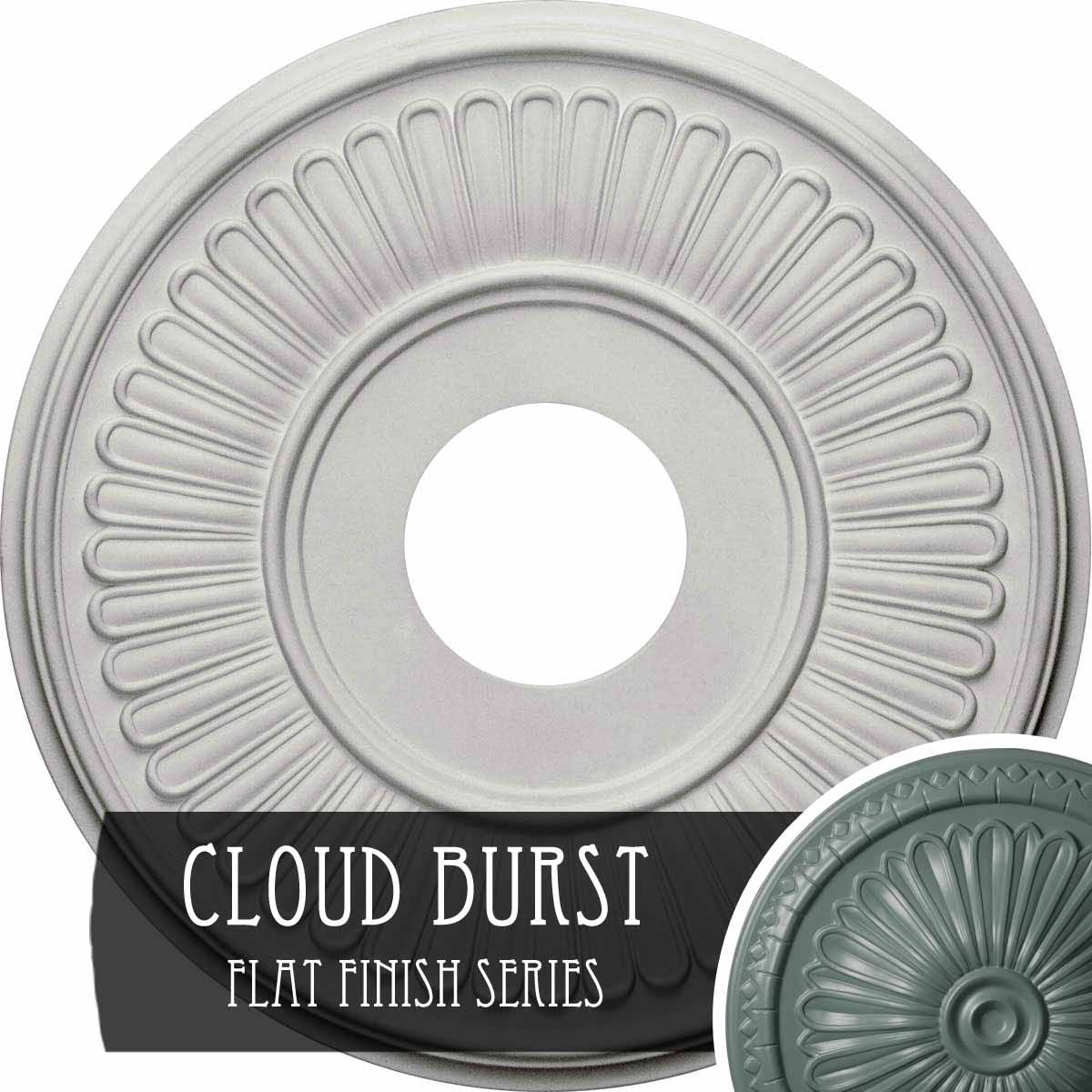 15 3/4x22OD x 3 7/8x22ID x 3/4x22P Ceiling Medallion Y329