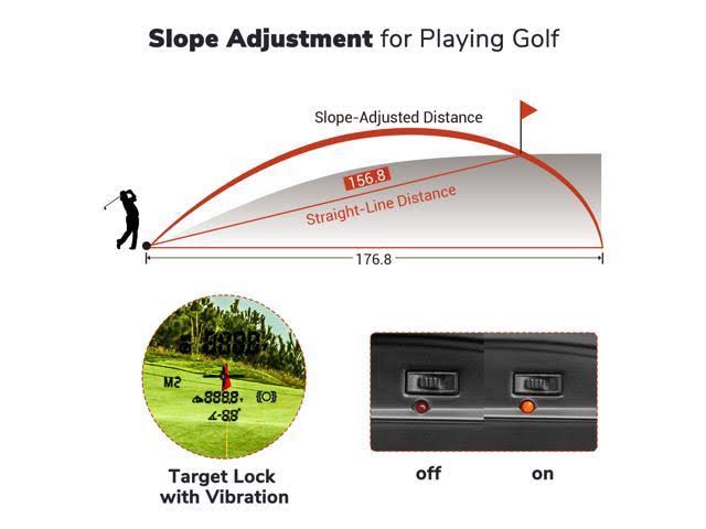 1000 Yards 6x Golf Rangefinder T697913